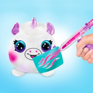 Set de joaca creativ, Airbrush Plush, Mini jucarie de plus surpriza - Img 5