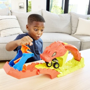 Set de joaca Hot Wheels Monster Truck, multicolor, include masinuta Bone Shaker - Img 6