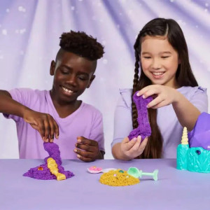 Set de Joaca Kinetic Sand, Mermaid Crystal Planet - Img 6