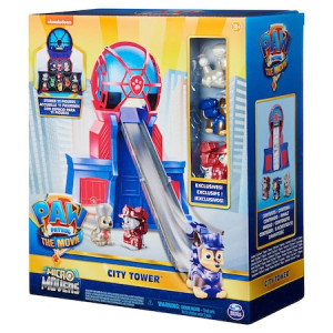 Set de joaca Paw Patrol - The Movie, Turnul de control, cu 3 figurine - Img 1