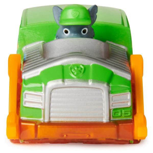 Set figurina cu vehicul Paw Patrol True Metal - Spark Rocky,7cm - Img 3