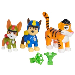 Set Figurine Paw Patrol Jungle Pups, Chase, Tracker si Tiger - Img 3