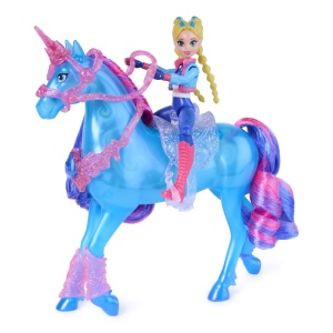 Set interactiv Unicorn Academy, figurina River si unicorn, culori vibrante