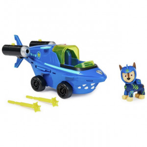 Set Paw Patrol, Vehicul Rechin Aqua Pups cu figurina Chase - Img 2