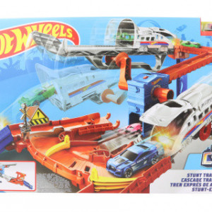 Set Pista Hot Wheels Stunt Train Express