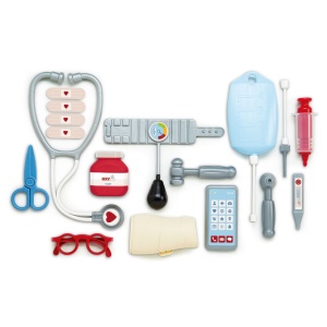 Set trusa medicala Ecoiffier, 17 accesorii, colorat, 26x18x11cm - Img 2
