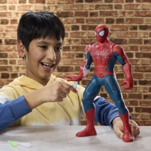 SPIDER MAN SET INCARCARE DE PUTERE CU FIGURINA SPIDER MAN SI ACCESORII 36.5CM - Img 4