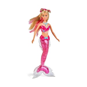 STEFFI LOVE SIRENA CU COADA FLEXIBILA SI DELFIN 29CM