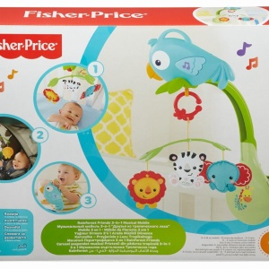 SUPORT PENTRU PATUT SI CARUCIOR PRIETENII DIN PADURE FISHER PRICE