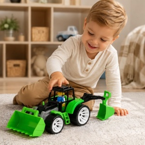 TRACTOR BAMS 2 CU 2 CUPE NEGRU VERDE - Img 4