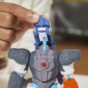 TRANSFORMERS MIX MASHERS FIGURINA OPTIMUS PRIMAL 12CM SI ACCESORII - Img 5