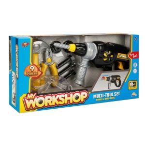 Trusa de scule cu bormasina, Zapp Toys, 9 piese - Img 7
