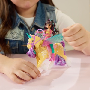 UNICORN ACADEMY SET MAGIA ARIPILOR CU PAPUSA AVA SI UNICORNUL LEAF CU ACCESORII - Img 5
