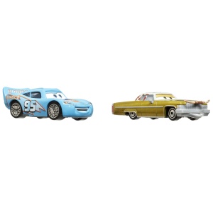 CARS3 SET 2 MASINUTE METALICE FULGER MCQUEEN BLING BLING SI TEX DINOCO - Img 3