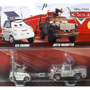 CARS3 SET 2 MASINUTE METALICE KEN ENGINOKI SI JUSTIN ROADRITTER