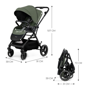 CARUCIOR SPORT KINDERKRAFT YOXI, GREEN - Img 6