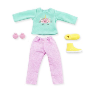COROLLE SET CUMPARATURI SURPRIZA PAPUSA LUNA 28CM - Img 10