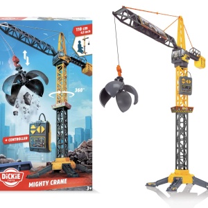 DICKIE MACARA MIGHTY CRANE 110CM ROTATIE 360 CU TELECOMANDA - Img 5