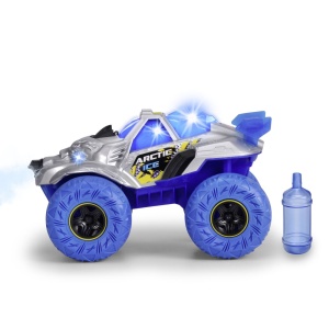 DICKIE MASINA DE TEREN ARCTIC ICE MONSTER CU LUMINI SUNETE SUSPENSII SI FUNCTIE ABUR 25CM - Img 3