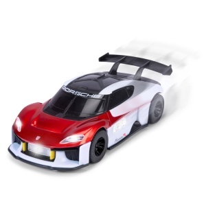 DICKIE TOYS PULL BACK MOTORSPORTS MASINA PORSCHE MISSION R CU LUMINI SI SUNETE 28CM - Img 3