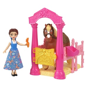 DISNEY PRINCESS SET DE JOACA GRAJDUL REGAL AL LUI BELLE PAPUSA SI ACCESORII