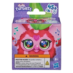 Figurina Furby Furblets interactiva Ber Ree Capsuna, design rosu, 9.5x12.7x5.4cm  - Img 2