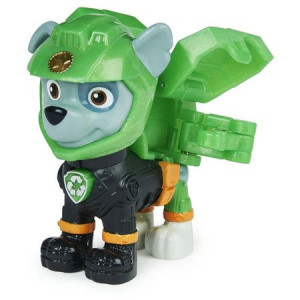 Figurina Paw Patrol, Moto Pups , Rocky cu insigna - Img 3