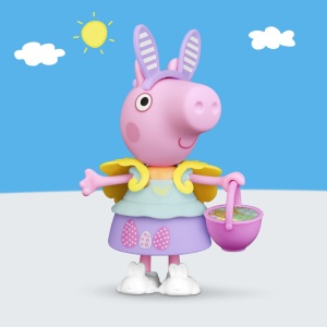 Figurine set Peppa Pig, tinuta de primavara, 6 accesorii, multicolor, 15cm  - Img 9