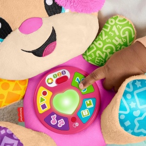 FISHER PRICE CATEL INTERACTIV CU URECHI ROZ RADE SI INVATA - Img 5