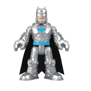 FISHER PRICE IMAGINEXT DC SUPER FRIENDS ROBOT BATMAN IN COSTUM GRI 30CM - Img 7