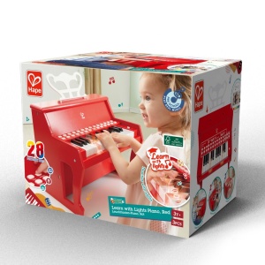 HAPE PIAN ELECTRONIC ROSU CU LUMINI