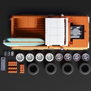 HOT WHEELS ELITE SERIES SET DE CONSTRUCTII CAMIONETA PERSONALIZATA CHEVROLET 1962 - Img 7