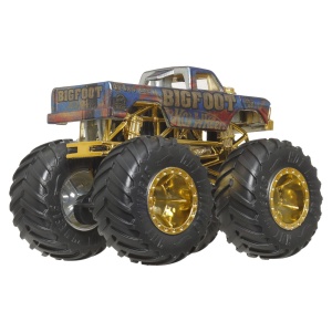 HOT WHEELS MONSTER TRUCK 50 BIGFOOT TROPHY CHAMPIONS MASINUTA BIGFOOT SCARA 1 LA 64 - Img 2