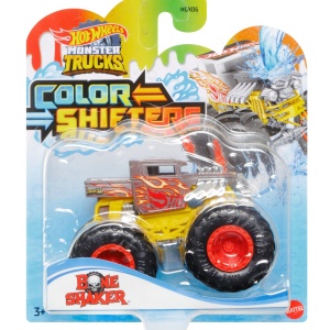 HOT WHEELS MONSTER TRUCK CAMION BONE SHAKER CU CULORI SCHIMBATOARE SCARA 1:64