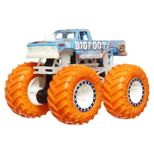 HOT WHEELS MONSTER TRUCK GLOW IN THE DARK MASINUTA BIGFOOT SCARA 1 LA 64