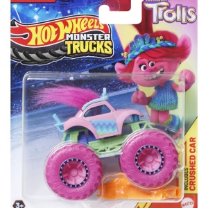 HOT WHEELS MONSTER TRUCK MASINUTA TROLLS POPPY SCARA 1:64