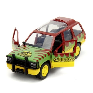 JADA JURASSIC WORLD 30TH ANNIVERSARY MASINUTA METALICA FORD EXPLORER 1993 SCARA 1 LA 32 - Img 4