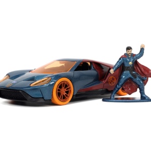 JADA MARVEL MASINUTA METALICA FORD GT SCARA 1:32 SI FIGURINA METALICA DOCTOR STRANGE - Img 2