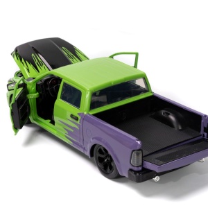 JADA MARVEL SET FIGURINA HULK SI MASINUTA METALICA RAM 1500 2014 SCARA 1:24 - Img 6