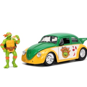 JADA MASINUTA METALICA TESTOASELE NINJA 1959 VOLKSWAGEN DRAG BEETLE 1:24 - Img 3