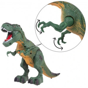 Jucarie Interactiva Dinozaur T-Rex cu sunete si lumini ,Verde,20cm - Img 8