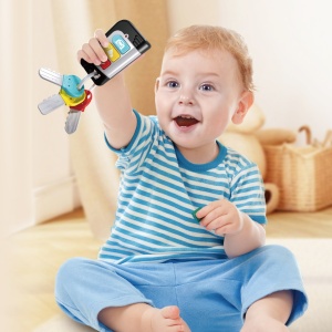 Jucarie interactiva si educativa pentru Bebelusi, Chei Auto cu Design Realist - Img 4