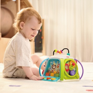 Jucarie pentru dezvoltare timpurie, Cub Interactiv cu activitati - Img 5