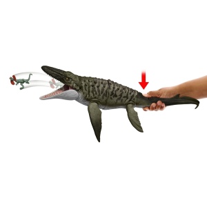 JURASSIC WORLD REBIRTH BITE N BLAST DINOZAUR MOSASAURUS INTERACTIV CU MISCARI SI FUNCTIE SPECIALA 50CM - Img 9