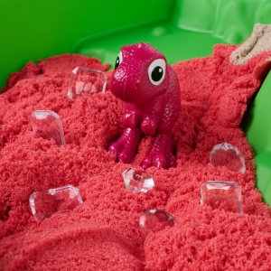 KINETIC SAND PATRULA CATELUSILOR FILMUL CU DINOZAURI SET VANATOARE PIETRE PRETIOASE - Img 7