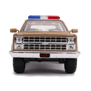 MACHETA METALICA 1980 CHEVY POLICE K5 SCARA 1 LA 24 - Img 6