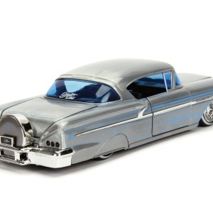 MACHETA METALICA CHEVY IMPALA HARD TOP 1958 SCARA 1 LA 24 - Img 9