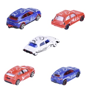 MAJORETTE FRENCH TOUCH SET 5 MASINUTE METALICE SCARA 1:64 - Img 2