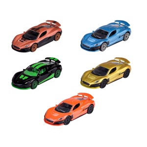 MAJORETTE SET 5 MASINUTE METALICE RIMAC NEVERA 7.5CM - Img 2