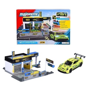 MAJORETTE SET MOTORSPORT DTM CU MASINUTA INCLUSA PORSCHE 911 GT3 R SCARA 1 LA 64 - Img 7